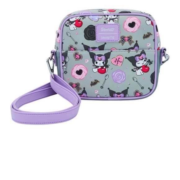 Loungefly Handbags - Loungefly Sanrio Crossbody Bag - Purple and Gray